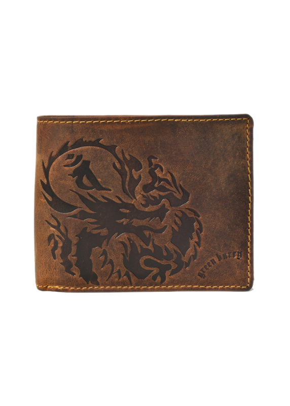 Vintage Dragon Scheintasche brown Leder
